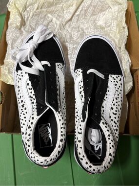 Vans Black & White Spotted Old Skool Sneakers